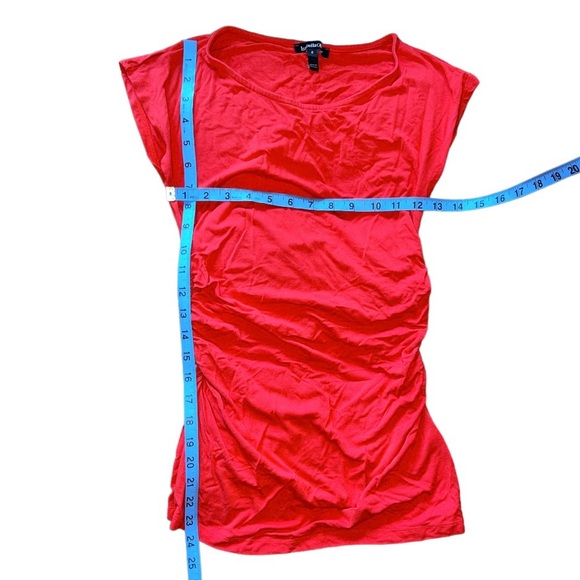 Isabella Oliver Tomato Red Side Strings Top Size 0 - Picture 4 of 4